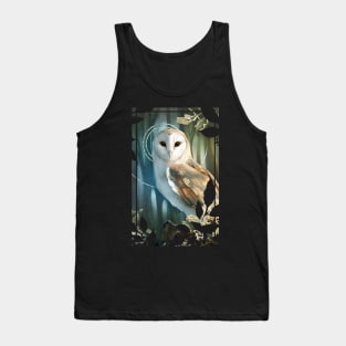 December Owl Tank Top